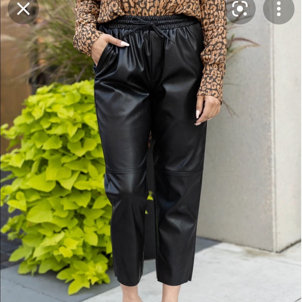 Vegan Leather Pants - Picture 6 of 7